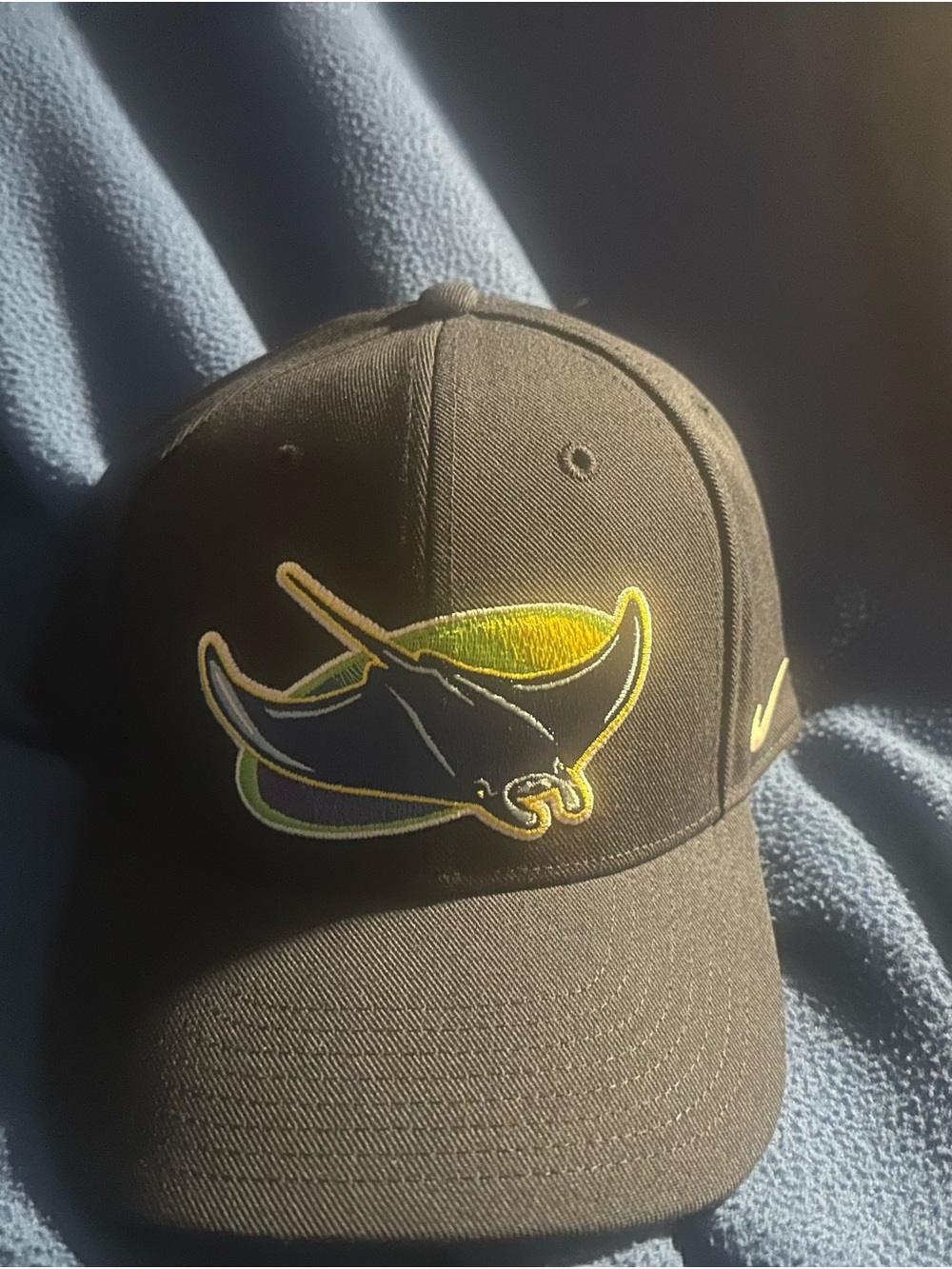 Nike Tampa Bay Rays Blue Cap with Devil Rays Logo Accent and White Tag